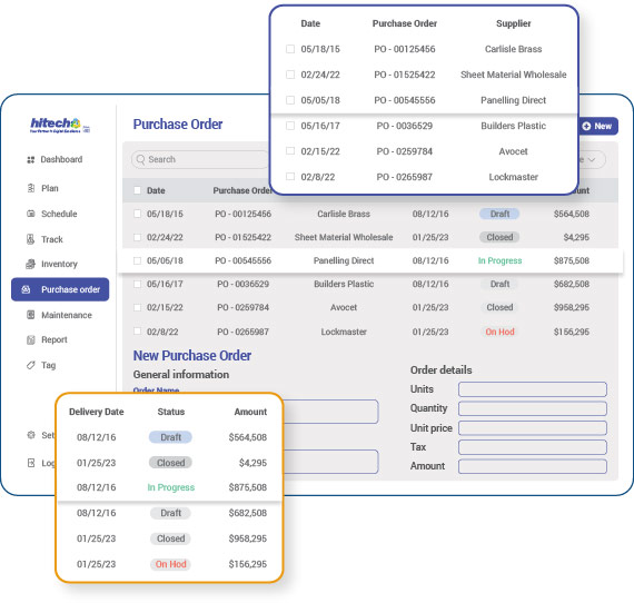 Purchase order management