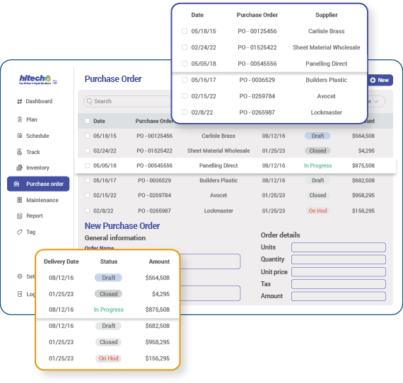 Purchase order management