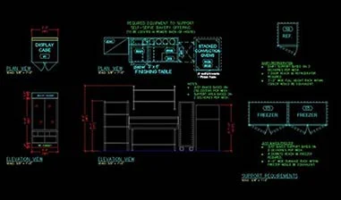 2D Furniture Drawings