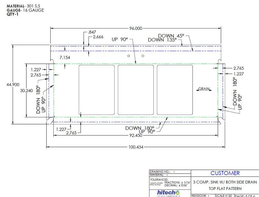 Drawing Flat Pattern Leveraging CAD Software for Accurate Sheet Metal Detailing