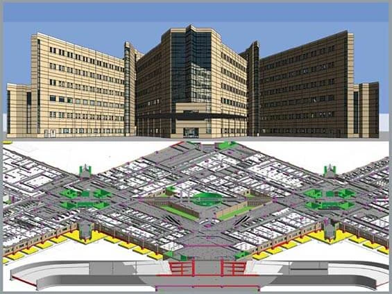 Model of a healthcare facility at LOD 500