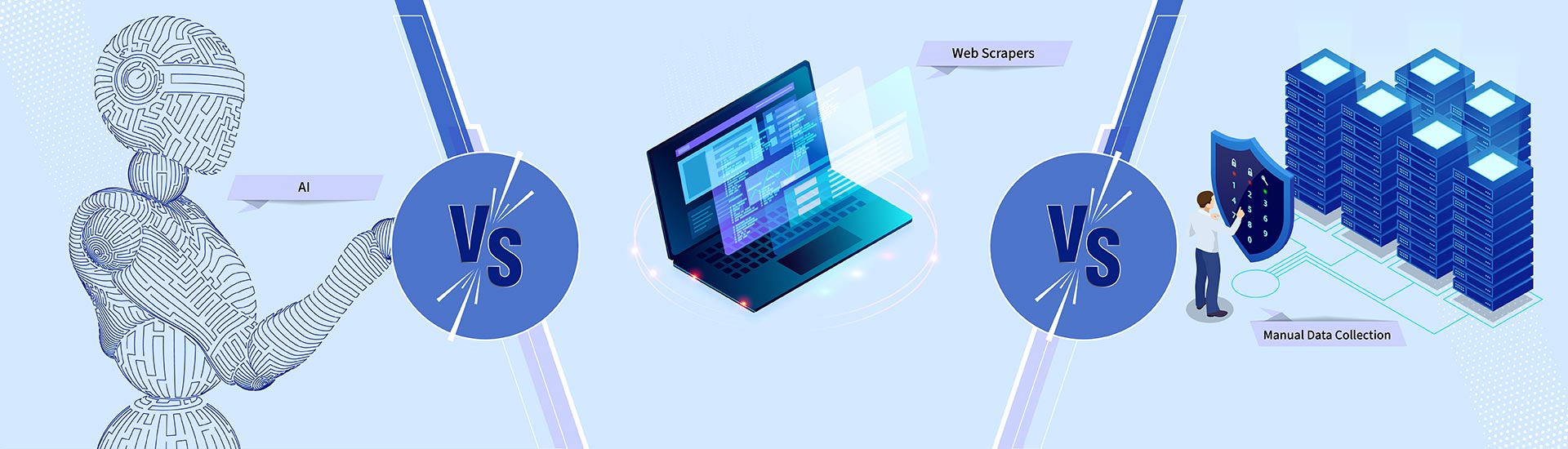AI vs. Web Scrapers vs. Manual Data Collection: What’s Right for Your Data?