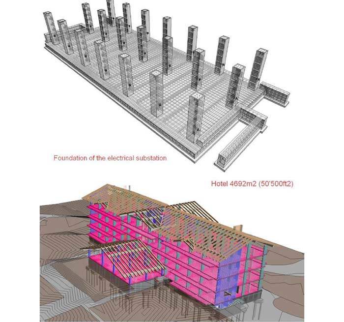 Free-standing structures and buildings with less than 53,000 square feet in area